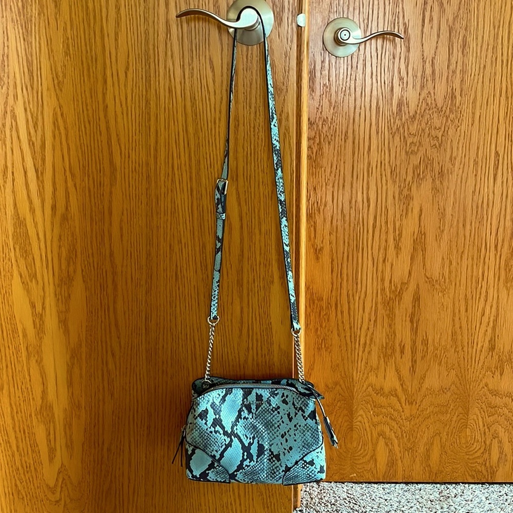 Nine West bag,light blue and grey.